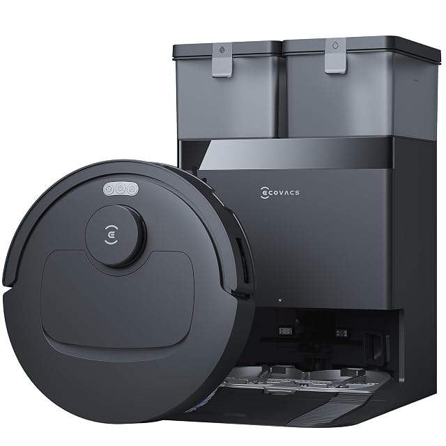Robot aspirateur laveur Ecovacs Deebot T30e Omni avec système de brosses anti-enroulement, photographie produit