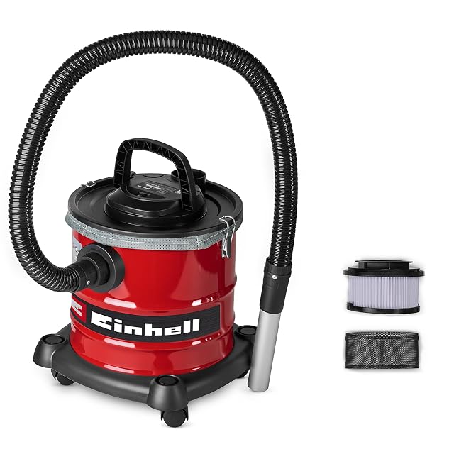 Aspirateur à cendres Einhell TC-AV 2032 DW avec cuve acier de 20 litres et flexible aluminium, photographie produit