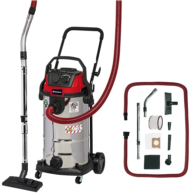 Aspirateur eau et poussière Einhell TE-VC 2340 SACL avec cuve de 40 litres et filtre plissé HEPA, photographie produit