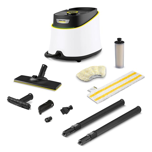 Nettoyeur vapeur Kärcher SC 3 Deluxe avec kit sol EasyFix et buses, photographie produit