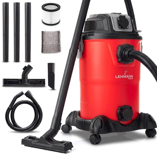 Aspirateur eau et poussière Lehmann LTOVI-1530, photographie produit