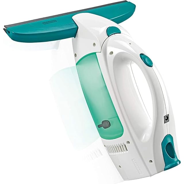 Nettoyeur de vitres sans fil Leifheit Dry & Clean avec tête rotative à 360 degrés, photographie produit