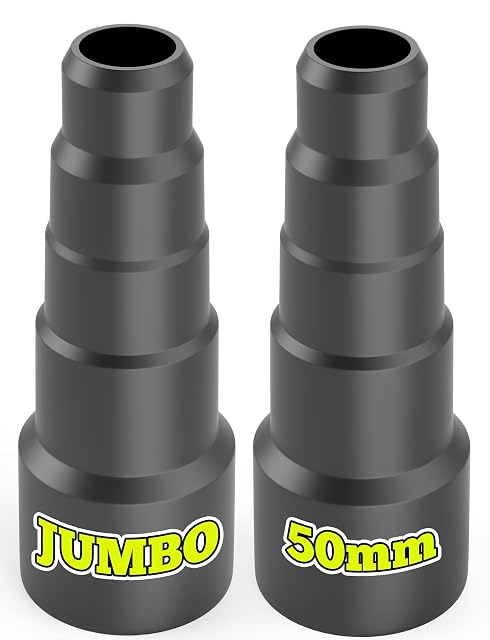 Adaptateurs à étages pour flexible d'aspiration Rabenburg JUMBO, deux pièces, photographie produit